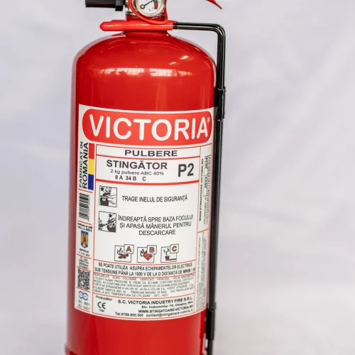 Stingător auto p2 cu pulbere