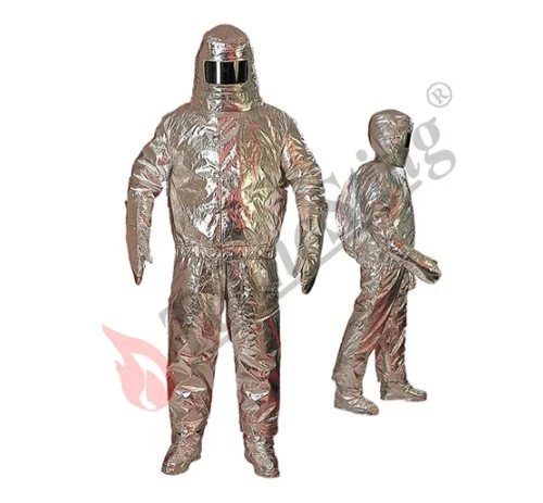 costum aluminizat pompieri